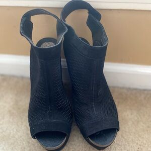 Vince Camuto Black Suede Footwear
